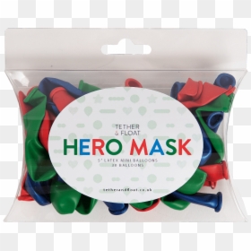 Hero Mask Mini Balloons - Birthday Candle, HD Png Download - hero mask png