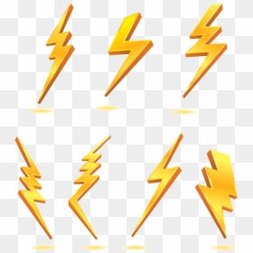 Lightning Clip Art - Cartoon Lightning Strike, HD Png Download - cartoon lightning png
