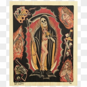 Santa Muerte - 墨西哥 死亡 聖 神, HD Png Download - santa muerte png