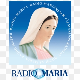 Radio Maria Logo, HD Png Download - santa muerte png