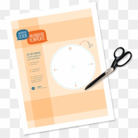 Transparent Clock Template Png - Circle, Png Download - clock template png