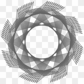 Circulo De Lineas Png , Transparent Cartoons - Cnc Router Round Design, Png Download - lineas decorativas vectores png