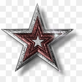 Transparent Colorful Star Clipart - Silver Star Png, Png Download - floating stars png