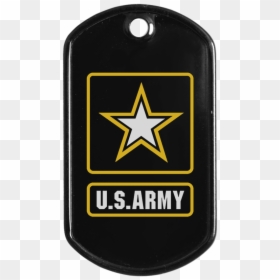 Drawing Us Army Symbol, HD Png Download - military dog tags png