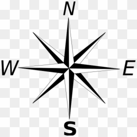 Compass Clipart Simple Free On Transparent Png - Transparent Compass For Map Png, Png Download - compass clipart png