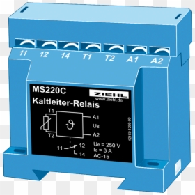 Resistor Png -ms220c Ziehl - Relay Png, Transparent Png - resistor png