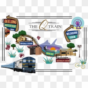 Q Train Drysdale, HD Png Download - train cartoon png