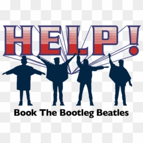 Help The Beatles Silhouette Abbey Road Decal - Beatles Help, HD Png Download - talent png