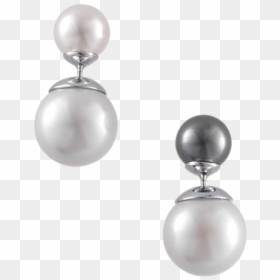 Earrings, HD Png Download - white pearls png