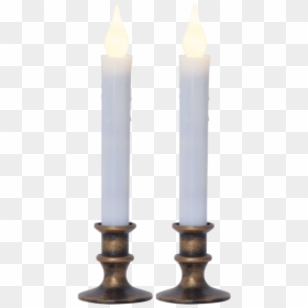 Led Dinner Candle 2p Mette - Advent Candle, HD Png Download - white candle png