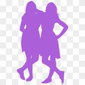 Silhueta Amigas Png, Transparent Png - friends silhouette png