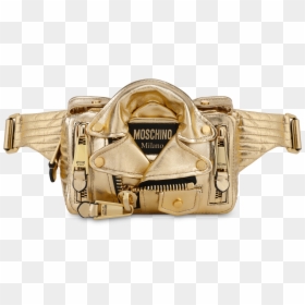 Moschino Gold Waist Bag, HD Png Download - bag of gold png
