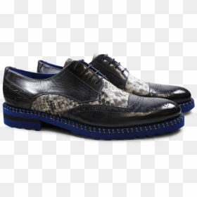 Derby Shoes Henry 13 Snake Crock London Fog Black White - Sneakers, HD Png Download - white fog png