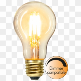 Led Lamp E27 A60 Soft Glow - Spiral Led Amber, HD Png Download - star glow png
