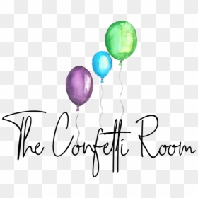 Balloon, HD Png Download - purple confetti png