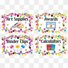 Confetti Supply Labels - Label, HD Png Download - purple confetti png