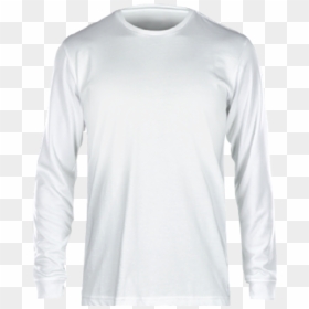 Fan Cloth Long Sleeve Tee White - Blank Long Sleeve Shirts Back, HD Png Download - white cloth png