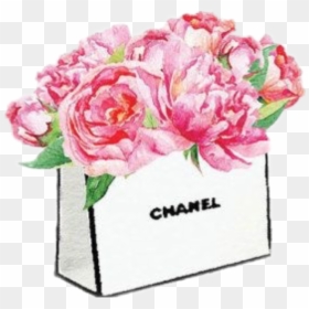 Marmont Hill "peonies - Chanel Shopping Bag With Flower, HD Png Download - framed painting png