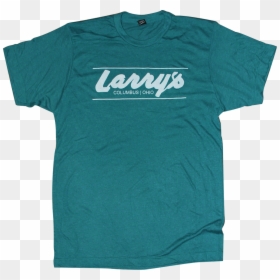 Larry"s Bar Original Shirt Columbus, Ohio Bar Teal - Active Shirt, HD Png Download - green bar png