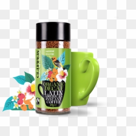 Clipper Fairtrade Organic Latin American Instant Coffee, HD Png Download - coffee plant png