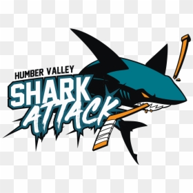 San Jose Sharks, HD Png Download - shark mouth open png