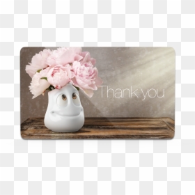 T040118 Schnittenbrettchen Thank You 01 - Vase Tassen, HD Png Download - pink thank you png