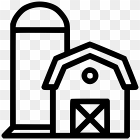 Transparent Barn Clipart Png - Barn With Silo Clipart, Png Download - barn clipart png