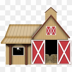 Cow Home Clip Art, HD Png Download - barn clipart png