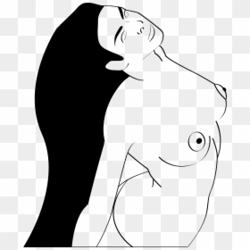 Art Vector Woman Boobs, HD Png Download - breasts png