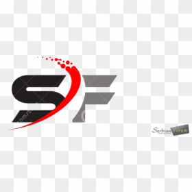 Sf Modern Letter Logo Design Swoosh Red Dots 87946235eec494ed8a269929 - Emblem, HD Png Download - red dots png