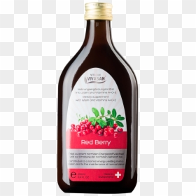 D 211 D 211 D - Glass Bottle, HD Png Download - red berry png