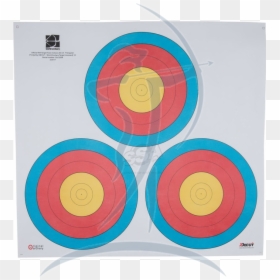 Decut Target Face Wa/fita Vegas 3-spot 60cm Center - Circle, HD Png Download - fita png