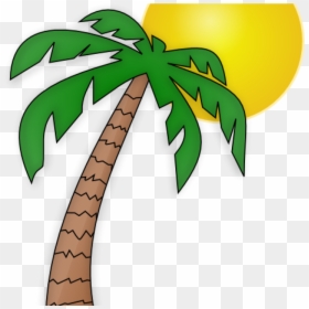 Transparent Palm Trees Clip Art - Karibik Clipart, HD Png Download - palm tree png clipart