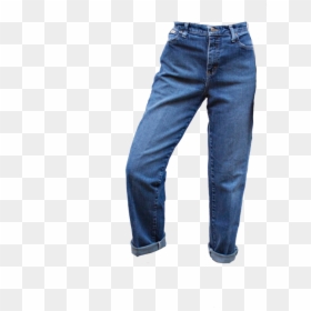 Dark Mom Jeans Transparent, HD Png Download - pantalones png