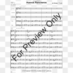 Sheet Music, HD Png Download - huevos png