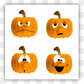Transparent Pumpkins Png - Pumpkin With Face Clip Art, Png Download - pumpkin clip art png