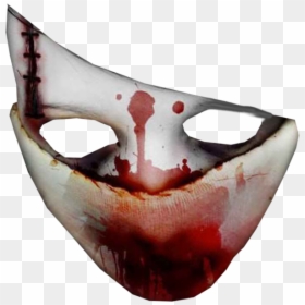 Minecraft Skin Creepy Mask, HD Png Download - bloody mouth png