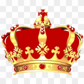 Gold And Blue Crowns, HD Png Download - red crown png