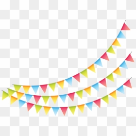 Colorful Banner Transparent Background, HD Png Download - guirnaldas navideñas png