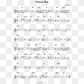 Nature Boy Partitura Pdf, HD Png Download - trumpet boy png