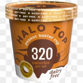 Ht19 Eu Packshot Peanutbuttercup Front - Dairy Free Halo Top, HD Png Download - dairy png