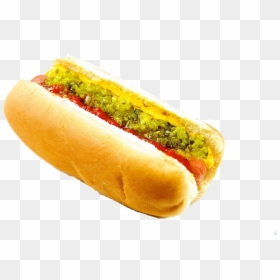 Hot Dog Png Free Download - Hot Dog Mustard Relish, Transparent Png - hot dog.png