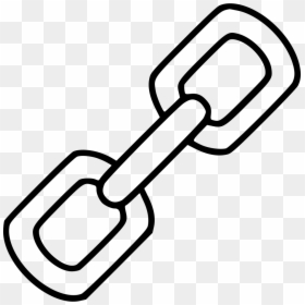 White Chain Links Icon, HD Png Download - chain links png