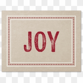 Holiday/christmas Card On Kraft Paper With The Work - Place Card, HD Png Download - kraft paper png