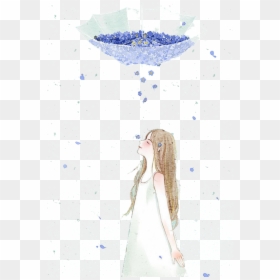 Gown, HD Png Download - blue umbrella png