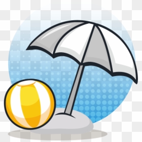 Paid Time Off Clip Art, HD Png Download - blue umbrella png