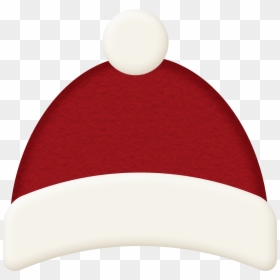Red Christmas / Winter Hat Clip Art - Beanie, HD Png Download - christmas cap png