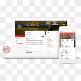 Cornell University’s Internal Student Community On - Community Cloud Salesforce Website, HD Png Download - page turn png