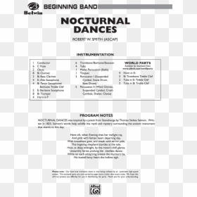 Nocturnal Dances Thumbnail Nocturnal Dances Thumbnail - Cartoon Christmas Band Music, HD Png Download - christmas music png