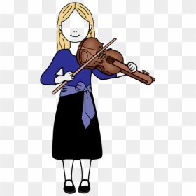 Violin Girl Personalized T Shirt For Recital, Music - Girl Playin Violin Png, Transparent Png - christmas music png